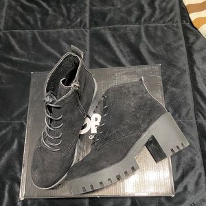 Shine boots suede sintetícelo size 7